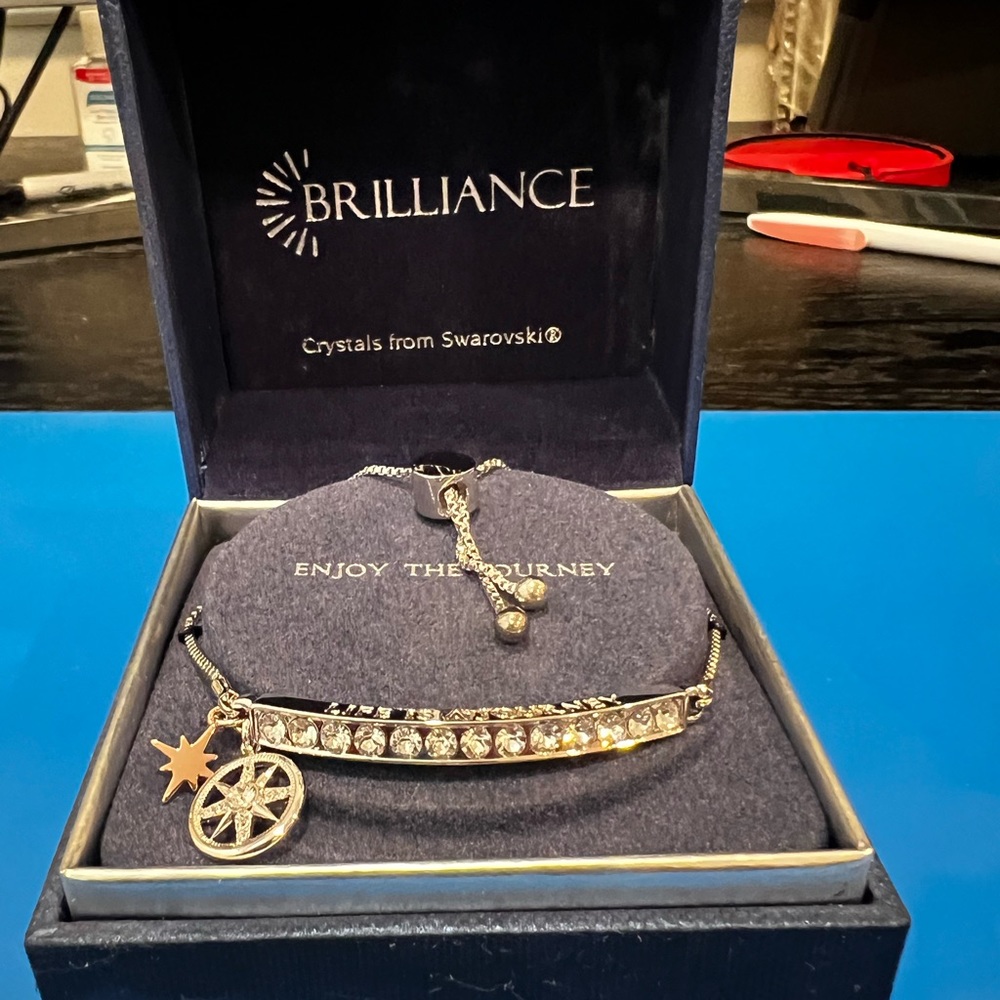 NWT and box Brilliance Enjoy The Journey Bracelet